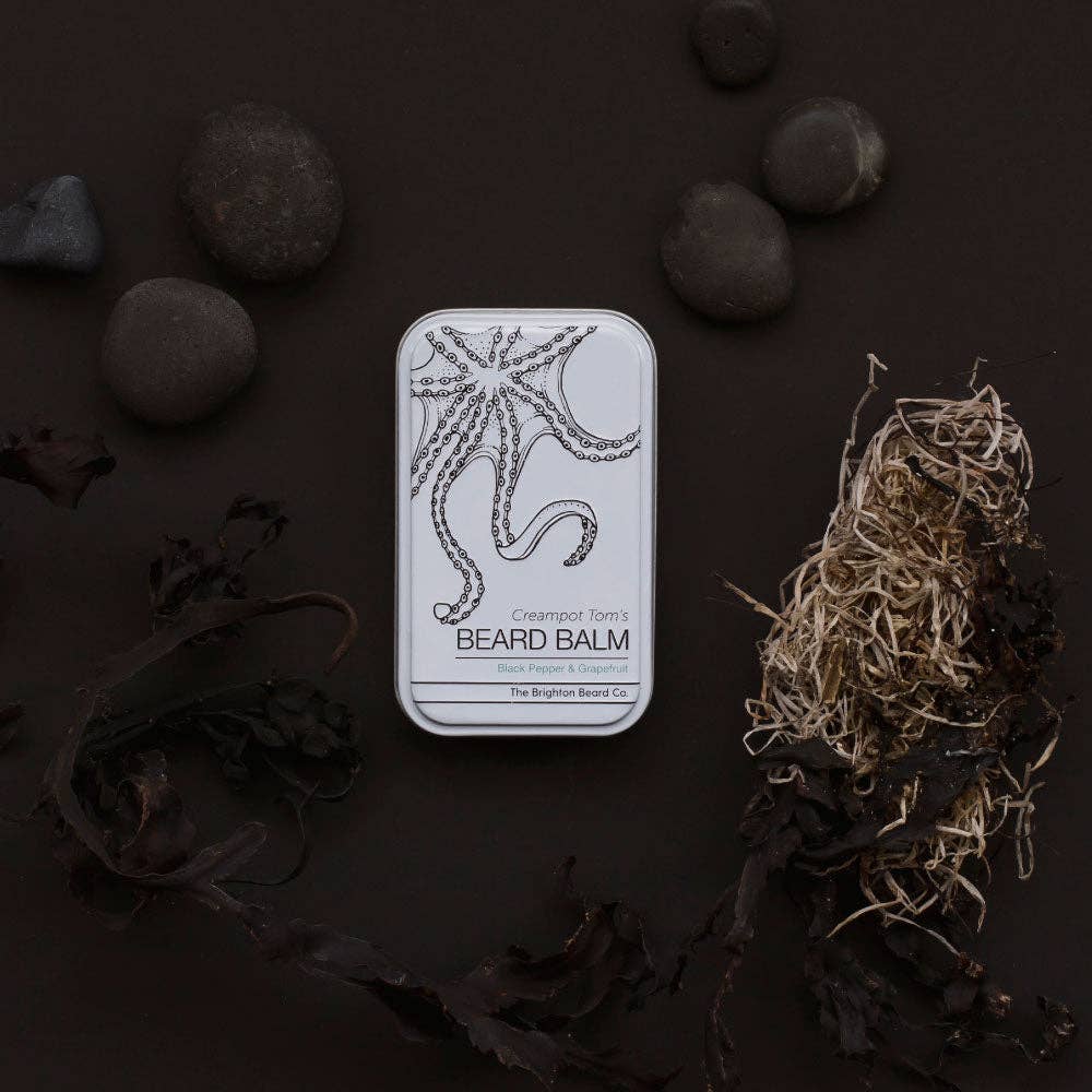 The Brighton Beard Co. – Großhandel Bartpflegeprodukte – Creampot Toms Bartbalsam mit schwarzem Pfeffer und Grapefruit2