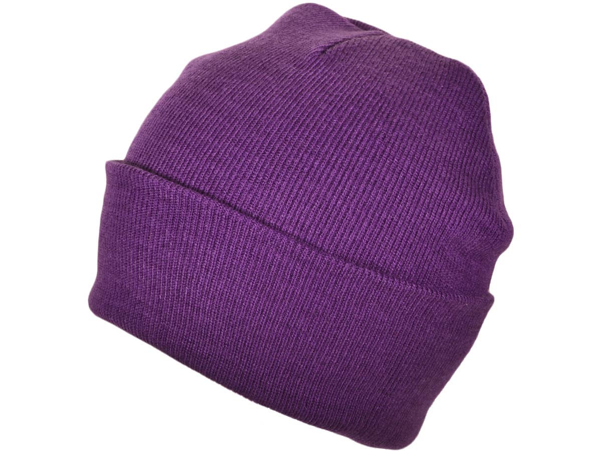 Buck Wholesale - Wholesale Beanie - Women's - Wholesale Beanies - Winter Plain/Blank Long Knit Hats Skull22