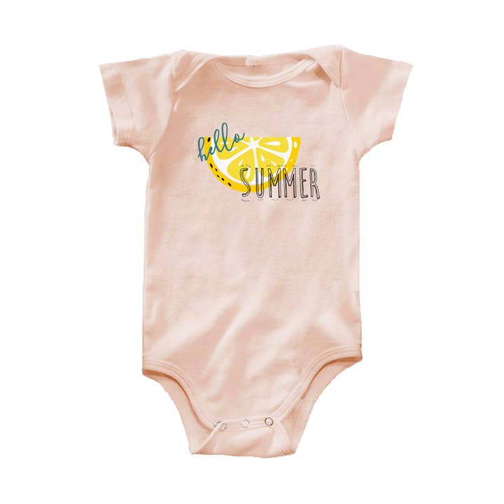 Hello Summer Combinaison - Pêche pour la vente par Hashtag Kids