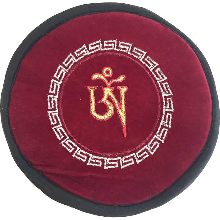 OMA - Eclectic Home - Wholesale Meditation Supplies - Tibetan Singing Bowl Set For Meditation - Lucky Symbols - 6"7