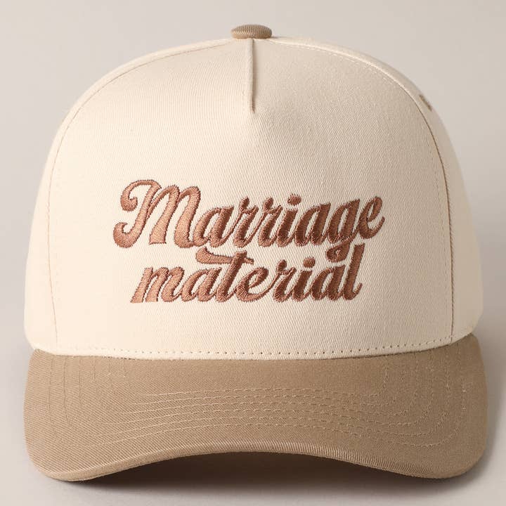 Fashion City - Vente Casquette de camionneur – unisexe - Chapeau de camionneur bicolore Marriage Material