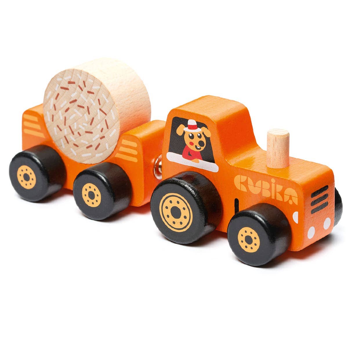 Toysmith - Wholesale Wood Toy - Kids - Cubika Wooden Toy Tractor2