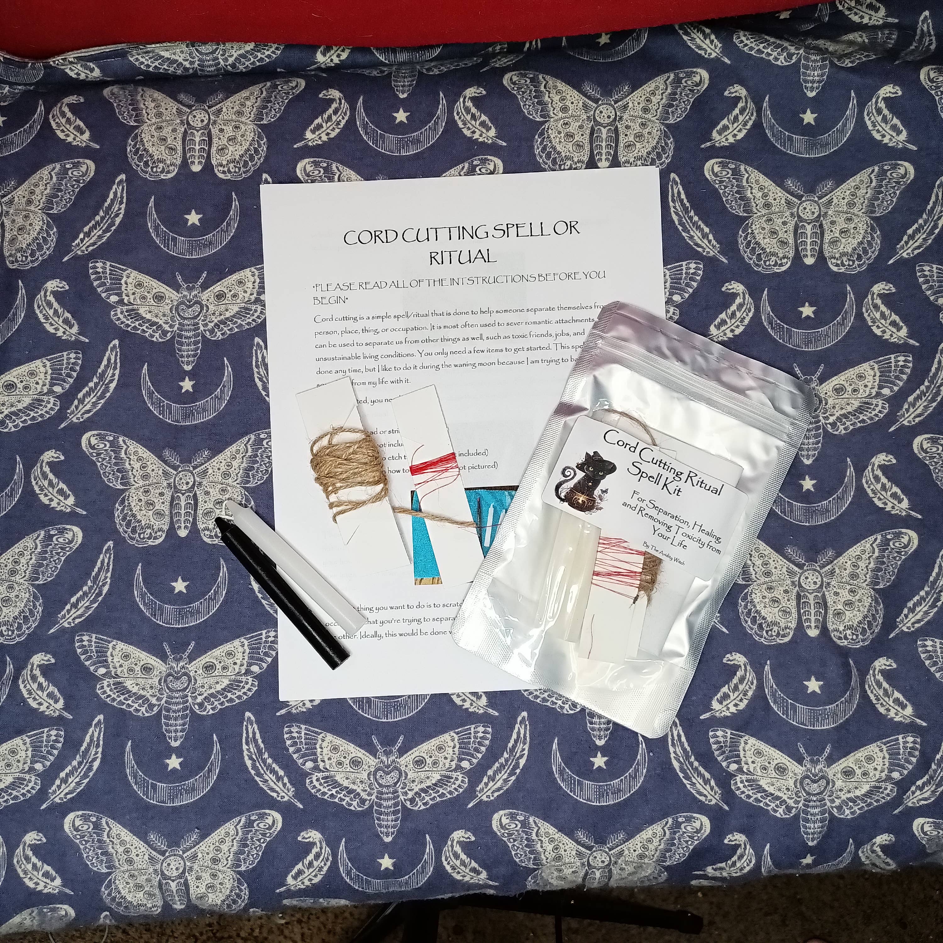 The Avidity Witch - Wholesale Meditation Supplies - Cord Cutting Ritual Spell Kit7