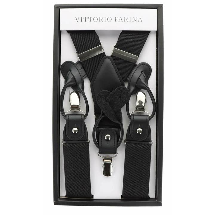 Dubal Brothers - Wholesale Suspenders - Men's - Vittorio Farina Men's Vibrant Colorful Convertible Suspender by Classy Cufflinks