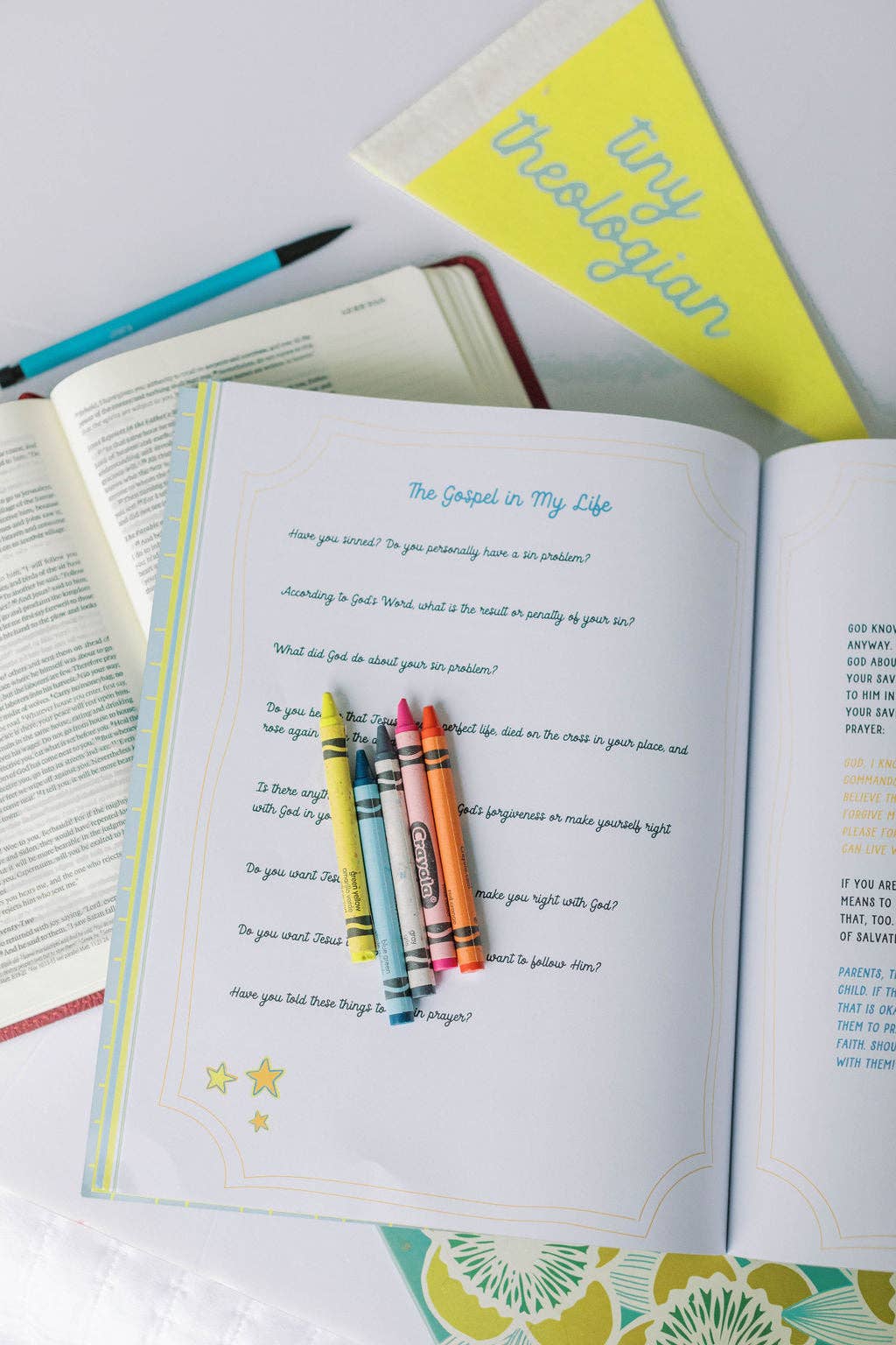 Tiny Theologians - Wholesale Religion Book - Baptism for Kids! Workbook10