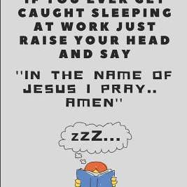 Books by splitShops - Wholesale Notepad - If You Ever Get Caught Sleeping at Work Just Raise Your Head and Say ''in the Name of Jesus I Pray.. Amen'': Office Note Pad - Paperback
