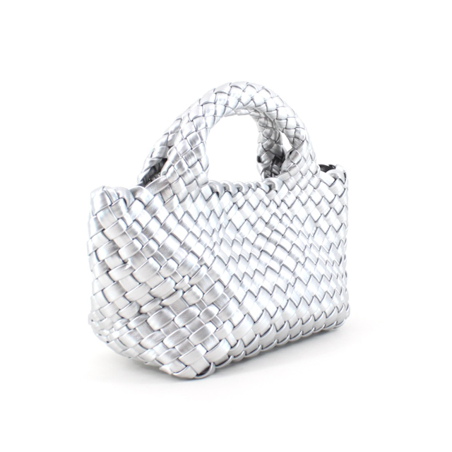 Pretty Persuasions - Wholesale Tote Bag - Women's - P24012 Small Woven Tote Crossbody Bag w/Cosmetic Pouch21