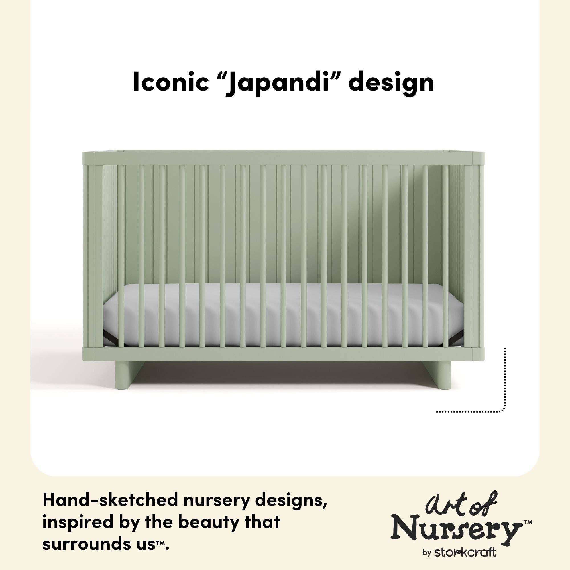 Storkcraft - Wholesale Bed - Kids & Baby - Storkcraft® Kyoto Deluxe Convertible Crib with Bonus Toddler Guardrail11