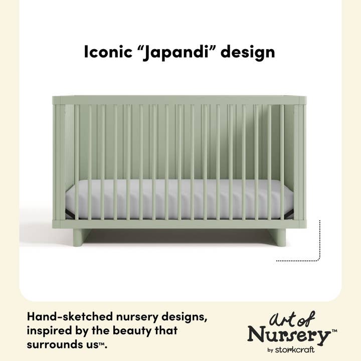 Storkcraft - Wholesale Bed - Kids & Baby - Storkcraft® Kyoto Deluxe Convertible Crib with Bonus Toddler Guardrail11