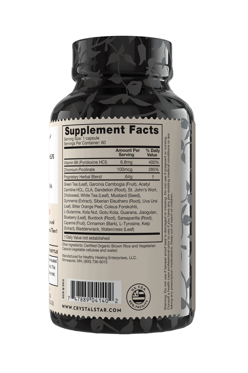 Crystal Star - Wholesale Oral Supplement/Vitamin - Thin After 402