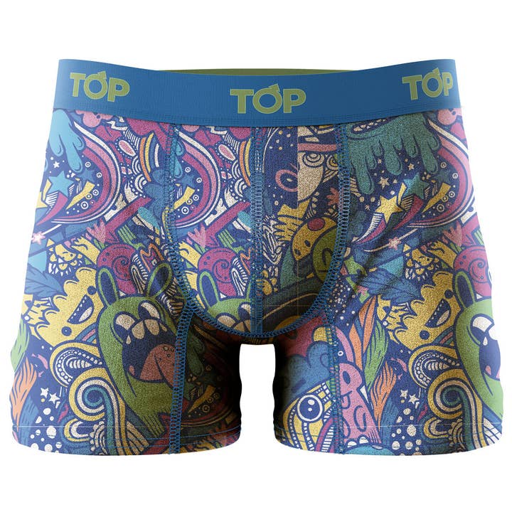 TOP - Vente Sous-vêtements – homme - Boxer en coton pour homme, lot de 3, collection Playlist3