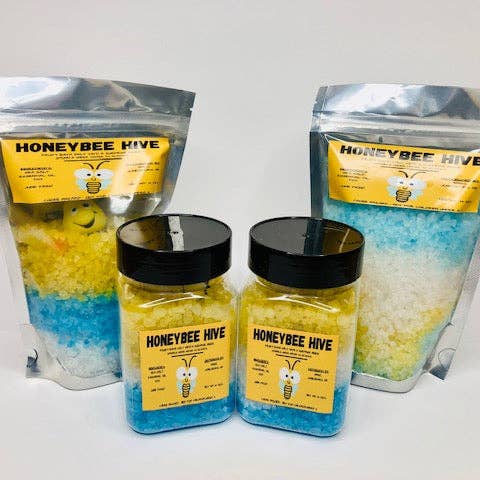 HONEYBEE HIVE BATH SALT for wholesale by After Midnight Soap Company