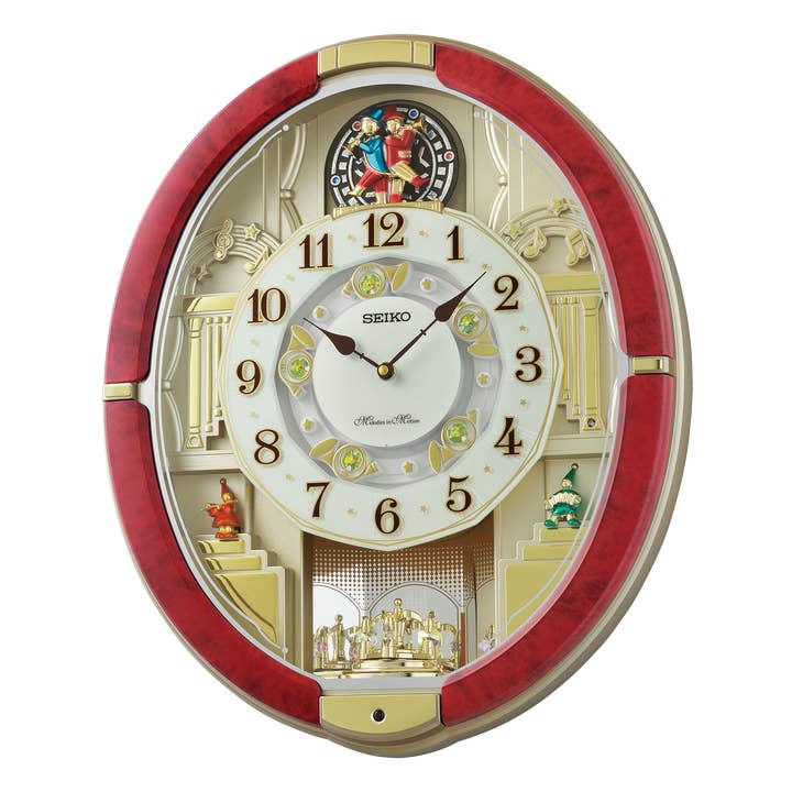 Seiko Clocks USA - Wholesale Wall Clock - Ruby Parade (ELF MOVIE salute) Melodies in Motion 30 Hi/Fi