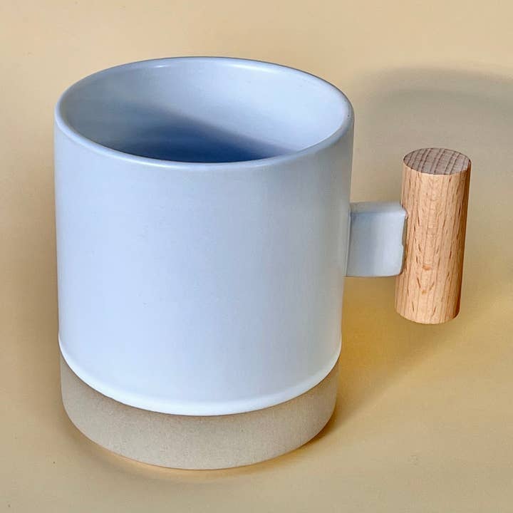 white japanese style ceramic mug for wholesale by Just Breathe Aroma