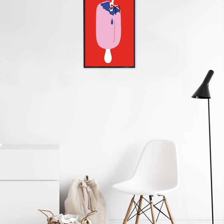 Carolin Löbbert - Wholesale Art Print - Liquid Ice Creme2