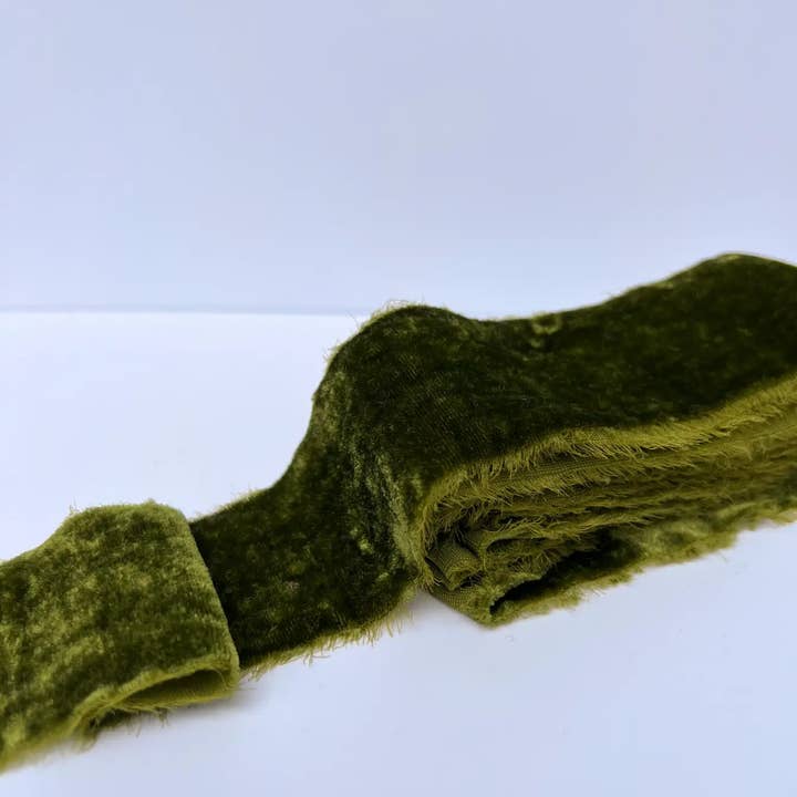 Trim & Twine - Wholesale Ribbon - Gift Wrapping - Boxed 2" Raw Edge Velvet Ribbon - 33 Colors 19