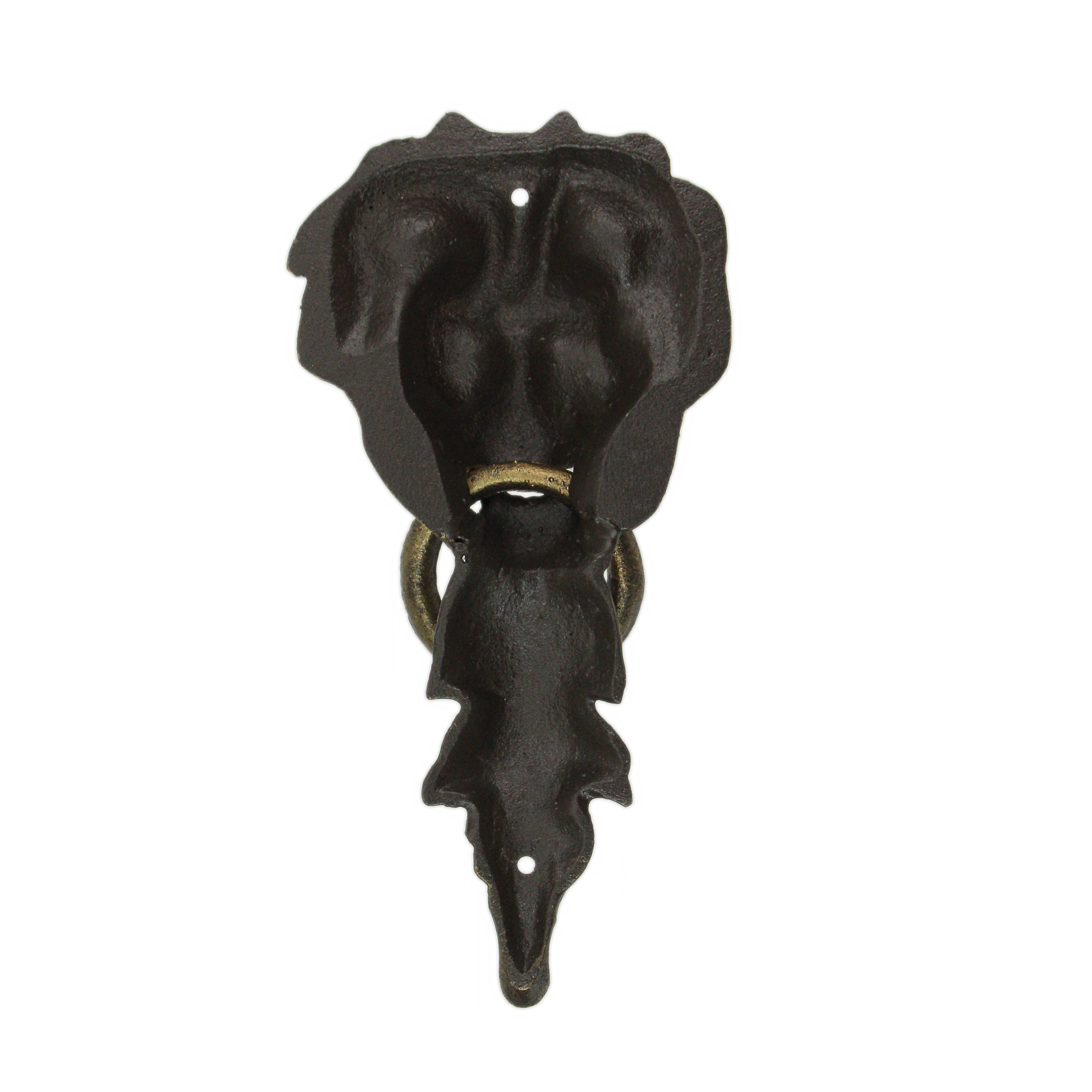 Zeckos - Wholesale Knob/Pull - 10 Inch Bronze Cast Iron Lion Vintage Door Knocker Decor4