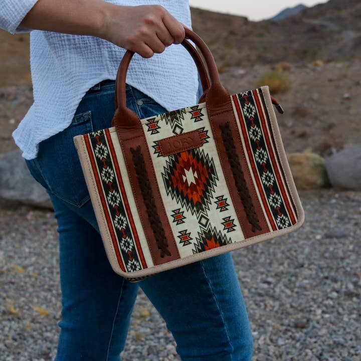 Cheyenne Crossbody or Carry Bag | Navajo w/removeable strap for wholesale by Seriously Shea