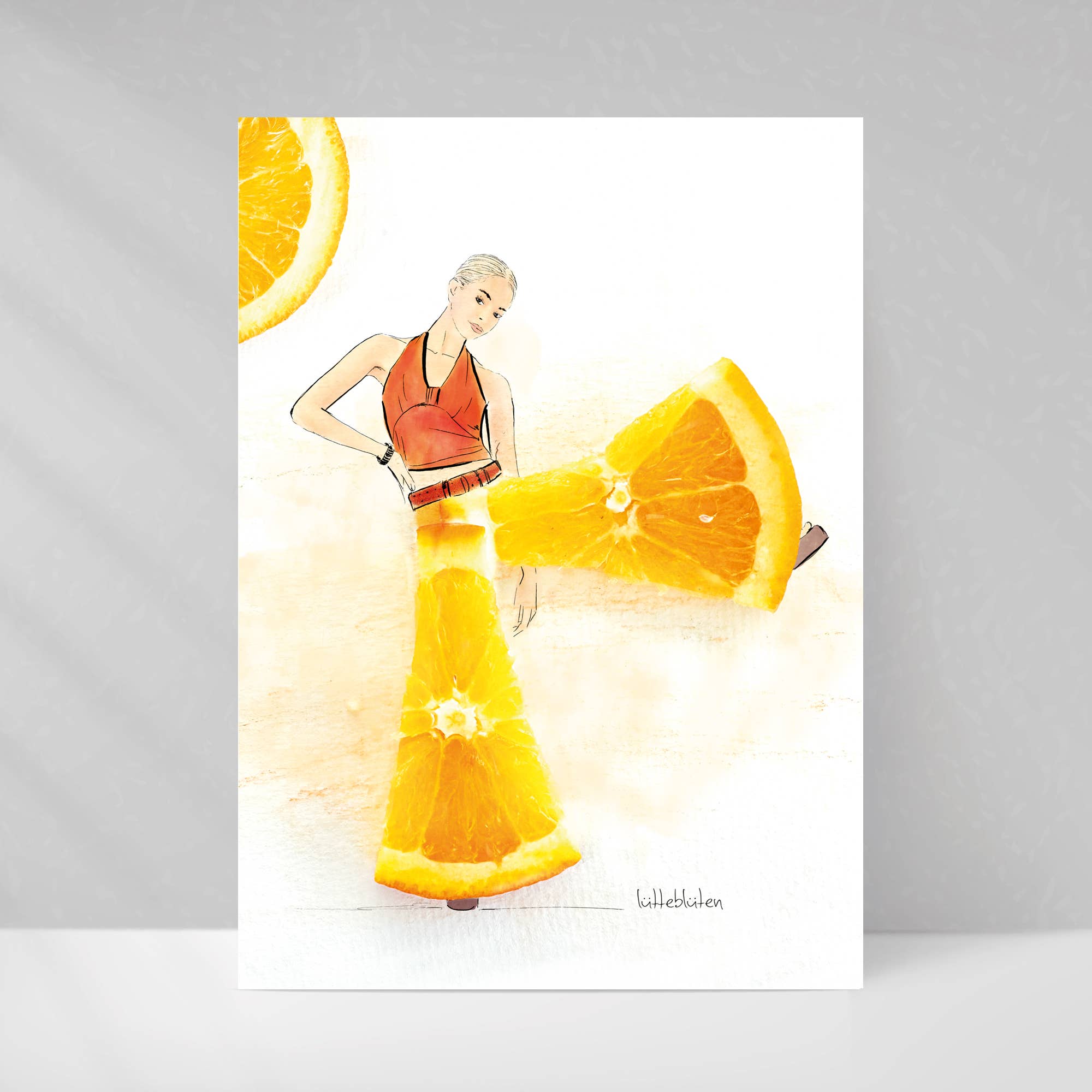 Lütteblüten - Wholesale Everyday Greeting Card - Marisol | card with envelope3