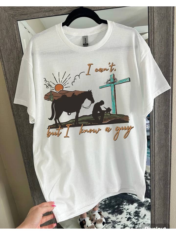 Gunpowder and Glam Boutique – wholesale T-shirts med screentryck – Dam – Jag känner en kille T-shirt eller tröja1