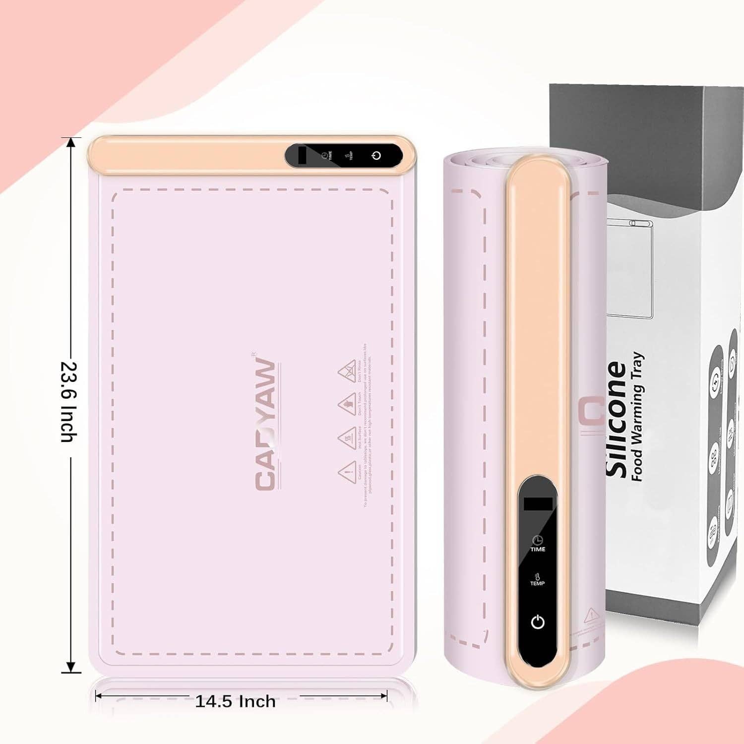 Hard Rock Health Stores - Wholesale Kitchen Appliance - Silicone Electric Roll Up Heating Tray Food Warmers Mat Portable Hot Plates to Keep Food Warm10