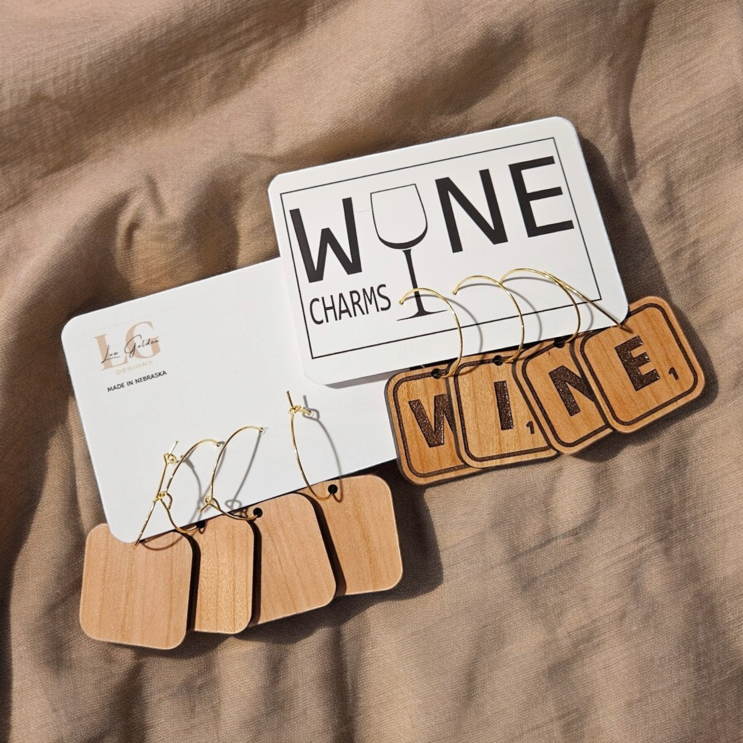 Lou Golden Designs - Wholesale Wine Charm - Board Game Wine Charms0