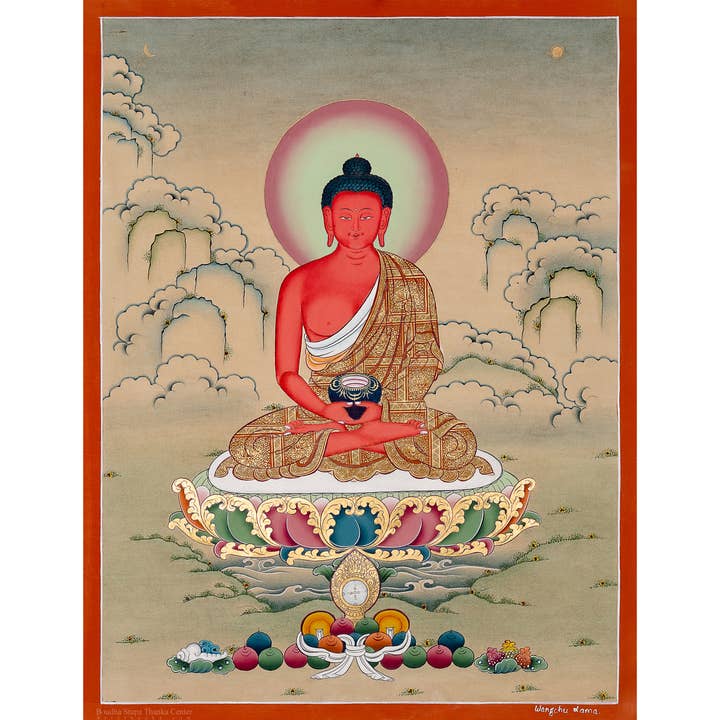 Handmade Amitabha Buddha Thangka – A Path to Awakening
for wholesale by Boudha Stupa Thanka Centre