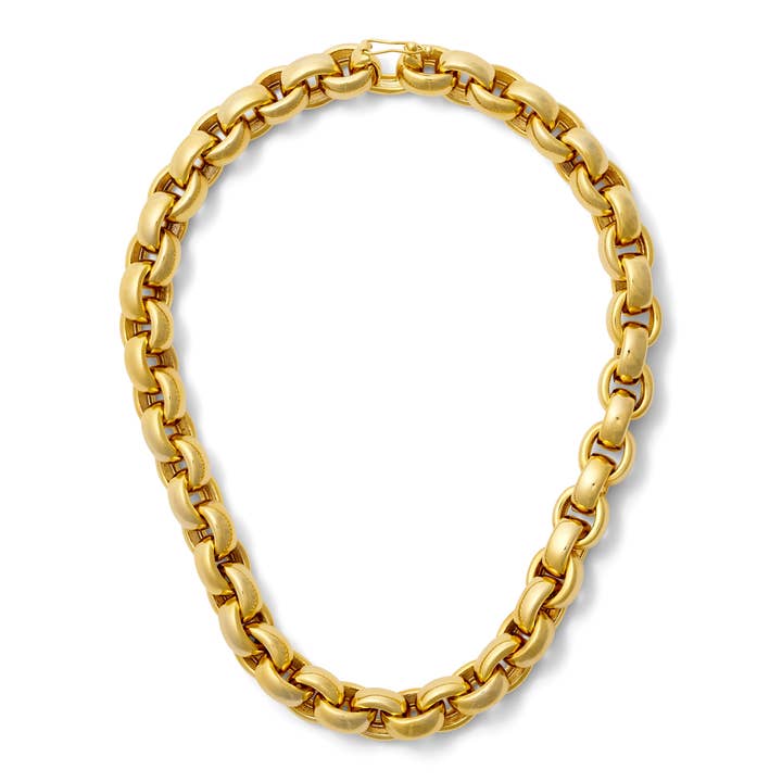 Collier Chaîne Chunky Monkey pour la vente par CC & Co by Catherine Canino