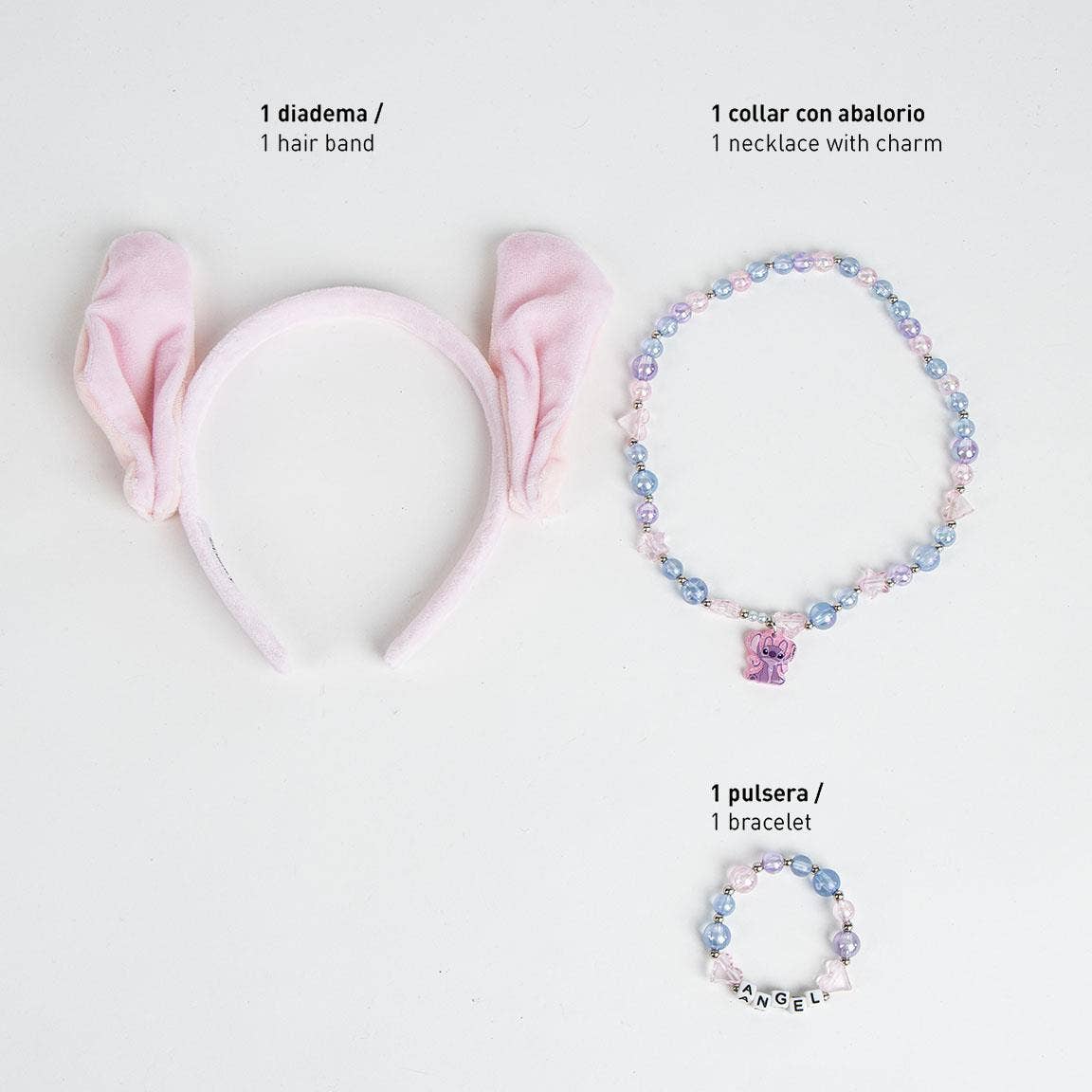 Mastoys, S.L. - Wholesale Jewelry Set - STITCH 3-PIECE COSTUME JEWELRY PACK - 25000030772