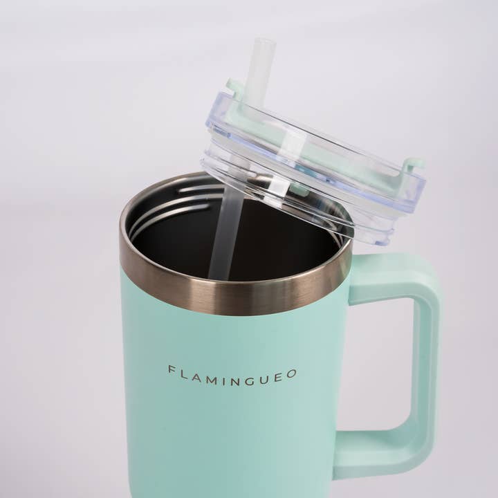 Flamingueo - Wholesale Insulated Mug/Tumbler - Aquamarine thermos bottle stainless steel 4