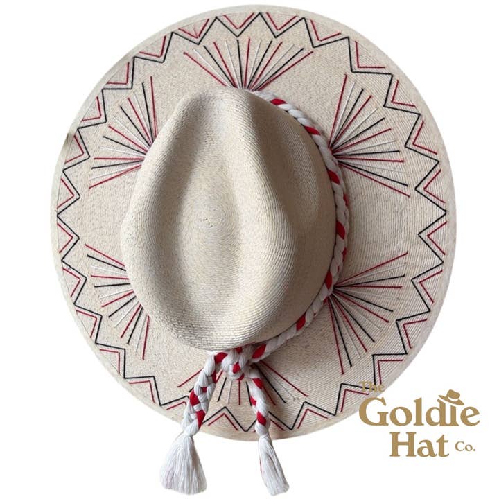 The Goldie Hat Co - Wholesale Straw Hat - Women's - DAWGS GAME DAY HAT (DOUBLE EMBROIDERY)1