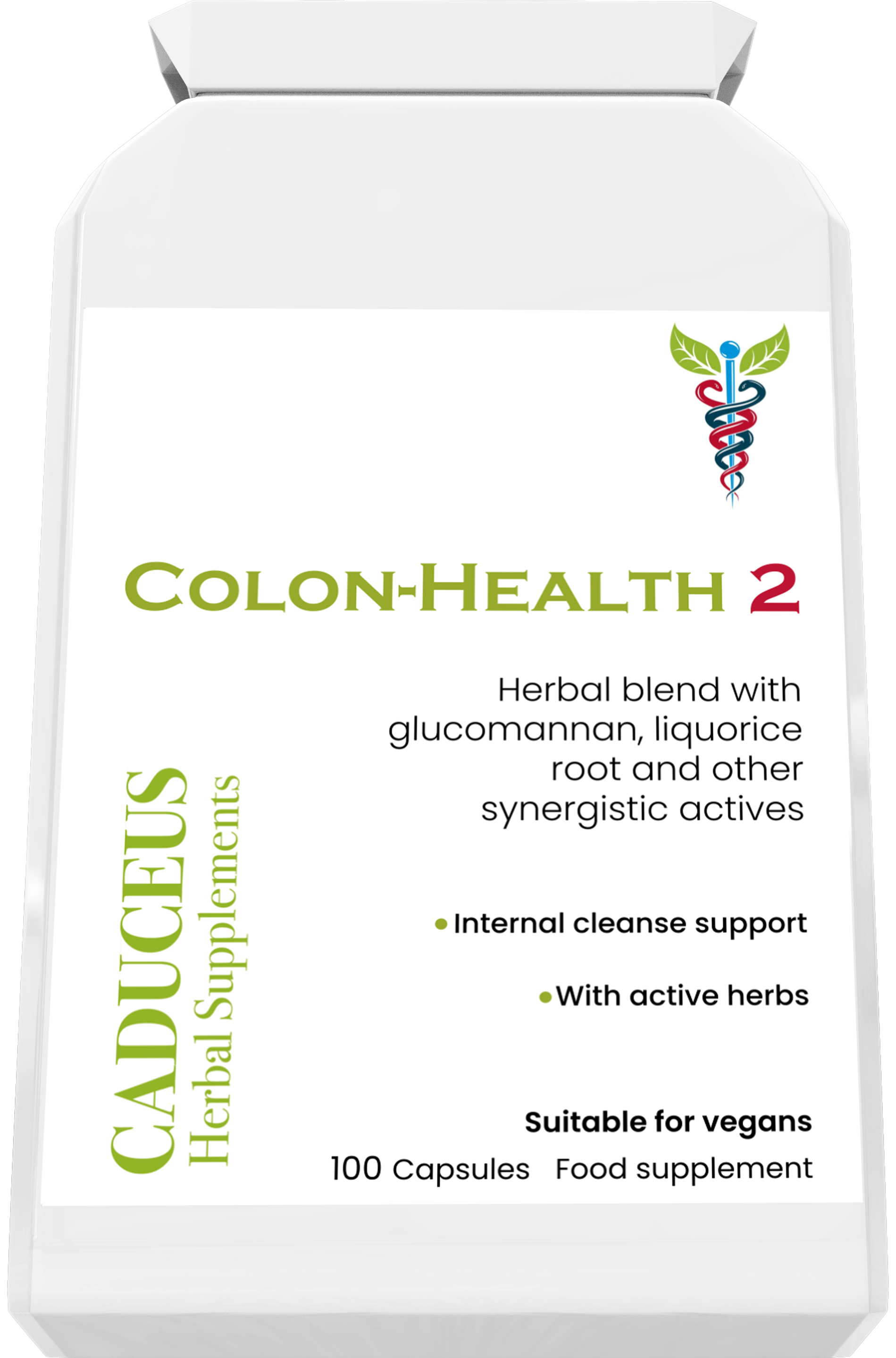 CADUCEUS kruidenapotheek - Wholesale Oral Supplement/Vitamin - Colon-Health 2 capsules 100 capsules0