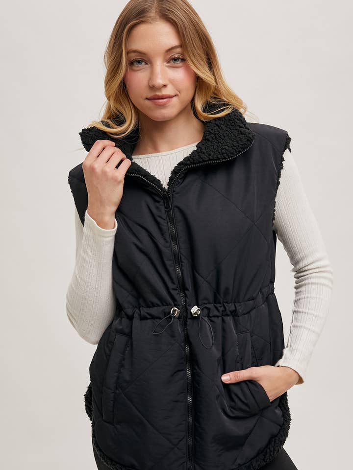 OMKEERBAAR PUFFER- EN SHERPAVEST voor wholesale door Bluivy