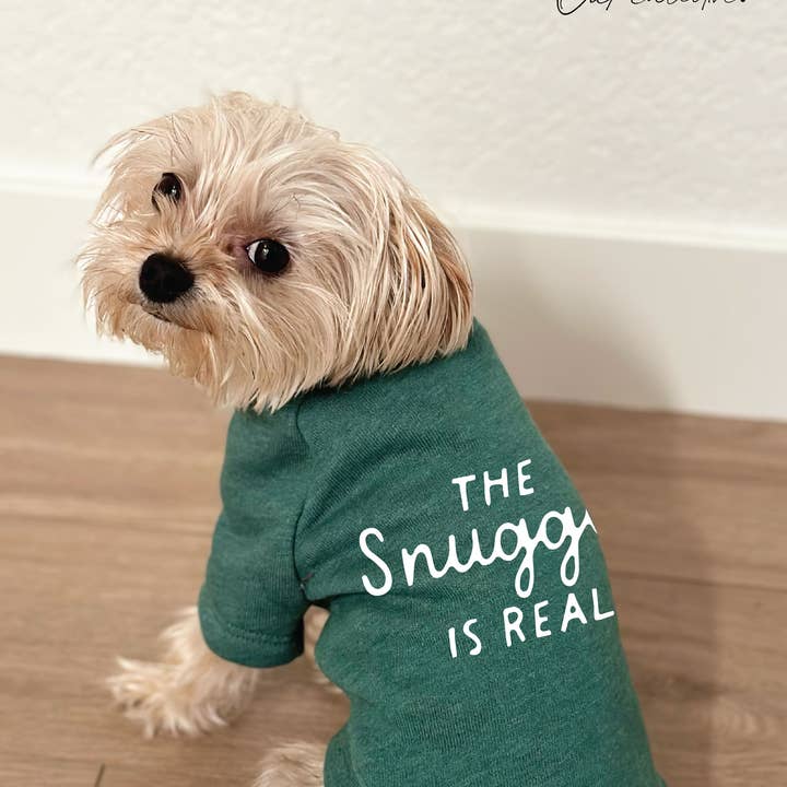 OAT COLLECTIVE - Vente Pull – chien - LE CÂLIN EST RÉEL Sweat-shirt Graphique pour Animaux8