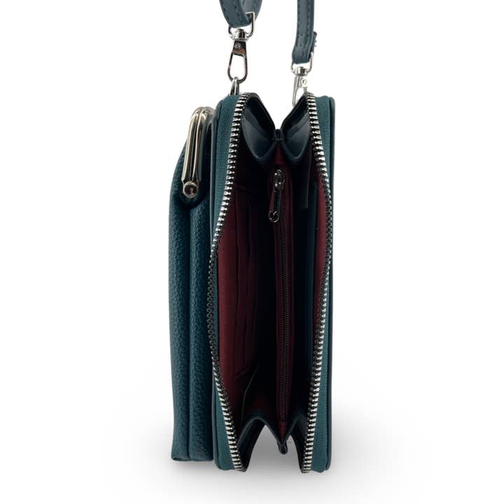 Darling's Canada - Vente Sac à bandoulière – femme - WD-08 - Portefeuille double face Darling's + pochette/sac à bandoulière blanc5