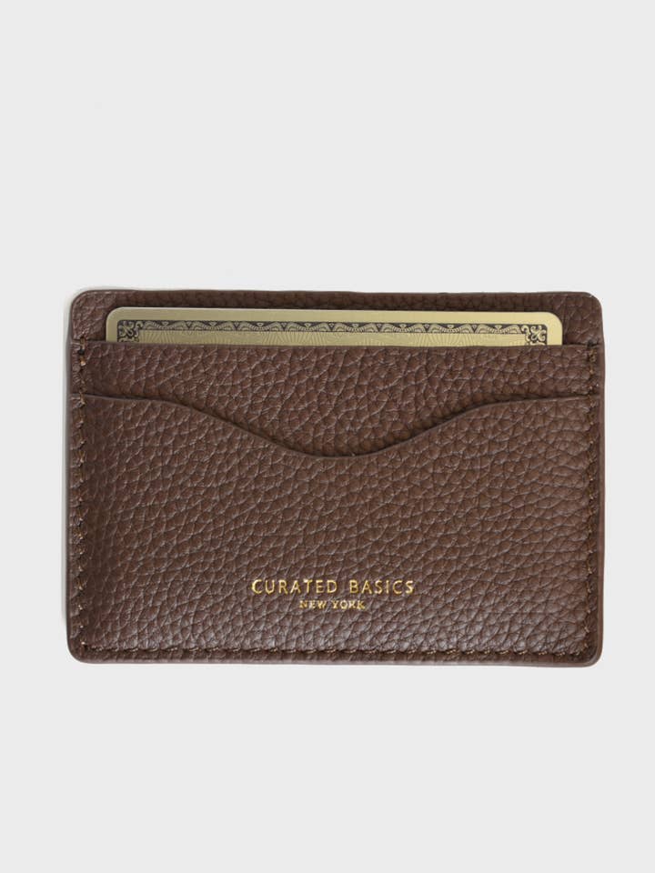Classic Leather Cardholder for wholesale by Curated Basics