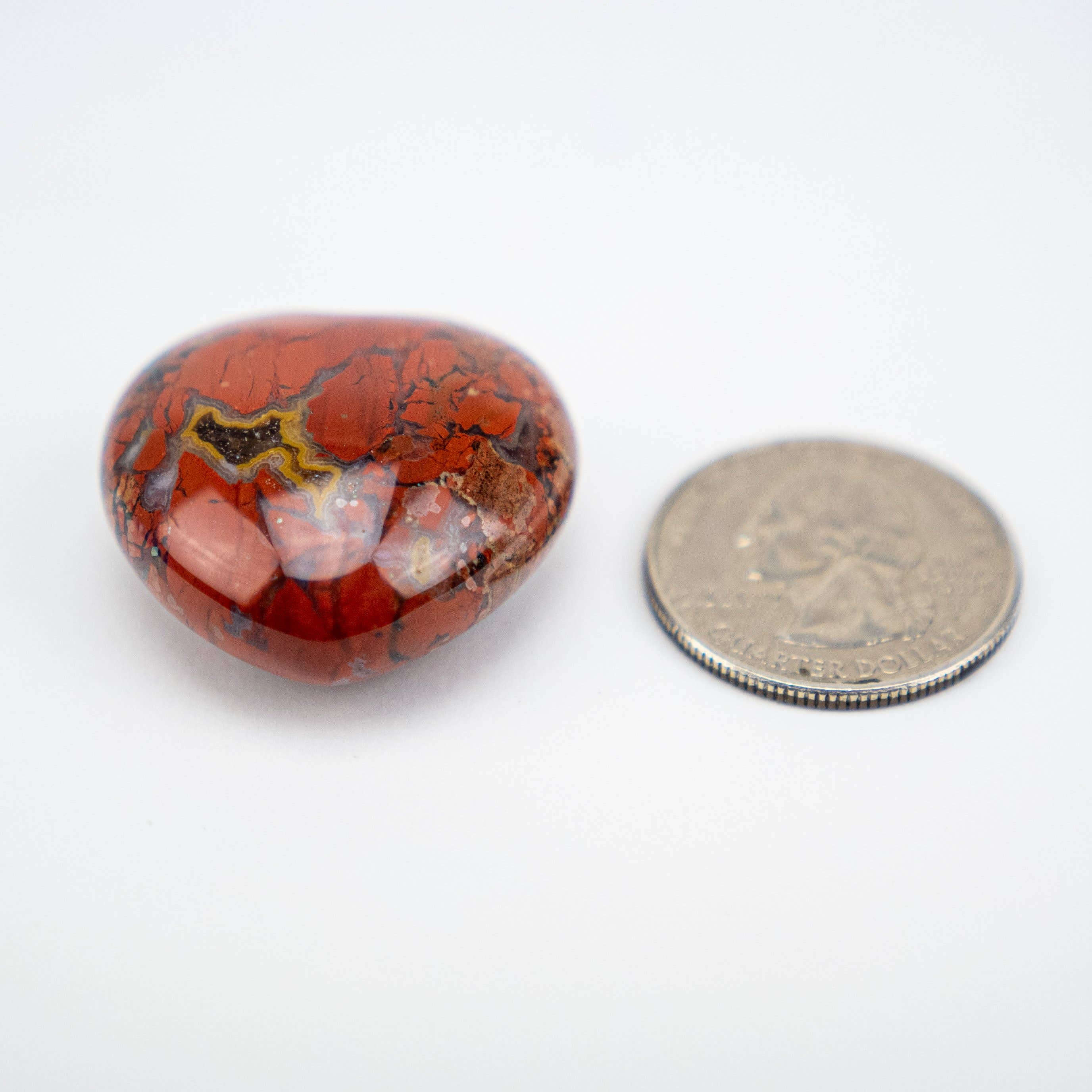 Pelham Grayson Rose - Vendita all'ingrosso Pietra/cristallo spirituale - Cuore Puff | 30 mm9