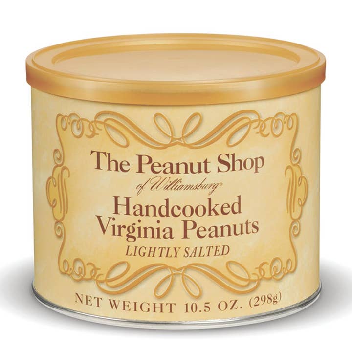 The Peanut Shop of Williamsburg - Wholesale Nuts - 10.5 oz. Lightly Salted Virginia Peanuts