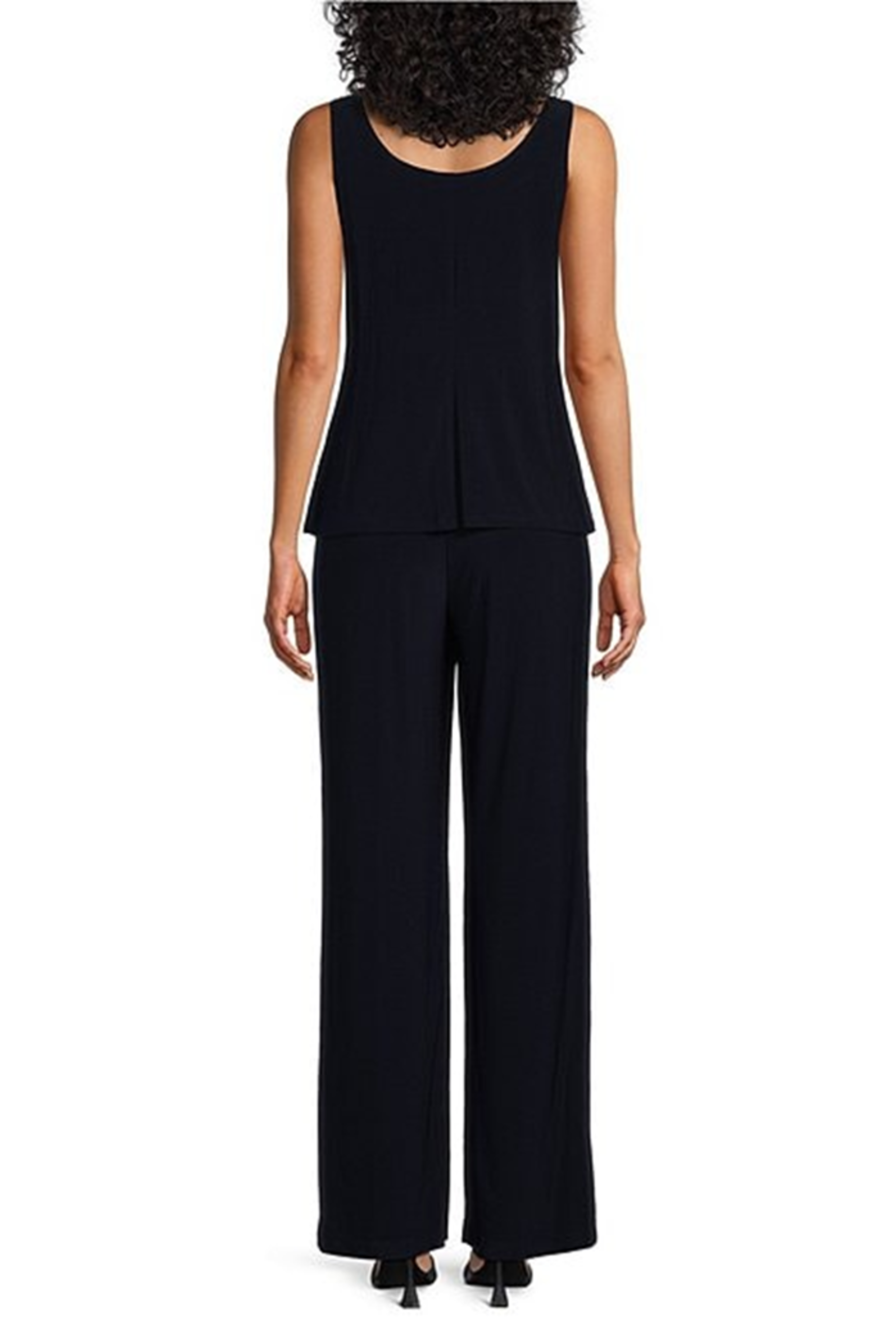 NAVY RM Richards Soutache Embroidered 3-Pc Pants Set for wholesale on Faire3