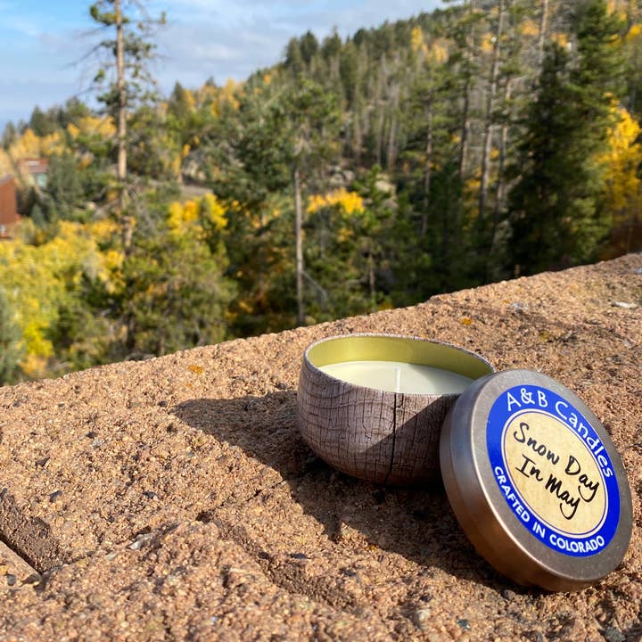 Snow Day in May for wholesale by A&B Candles Co