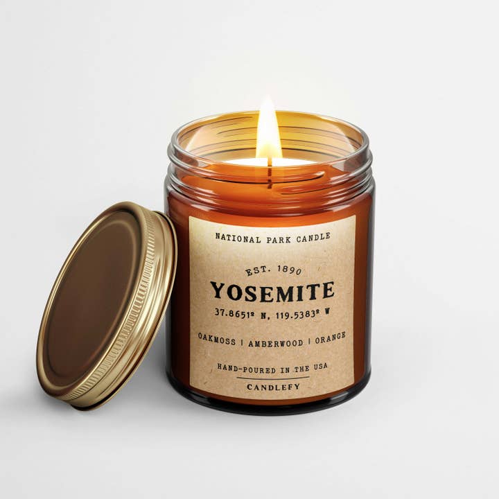 Candlefy - Wholesale Jar/Filled Candle - Yosemite National Park Candle