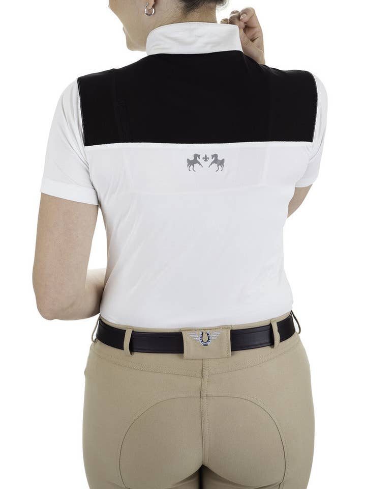 JPC Equestrian – wholesale Athletic top – Women′s – Equine Couture Ladies Nicolette Equicool Show Shirt2