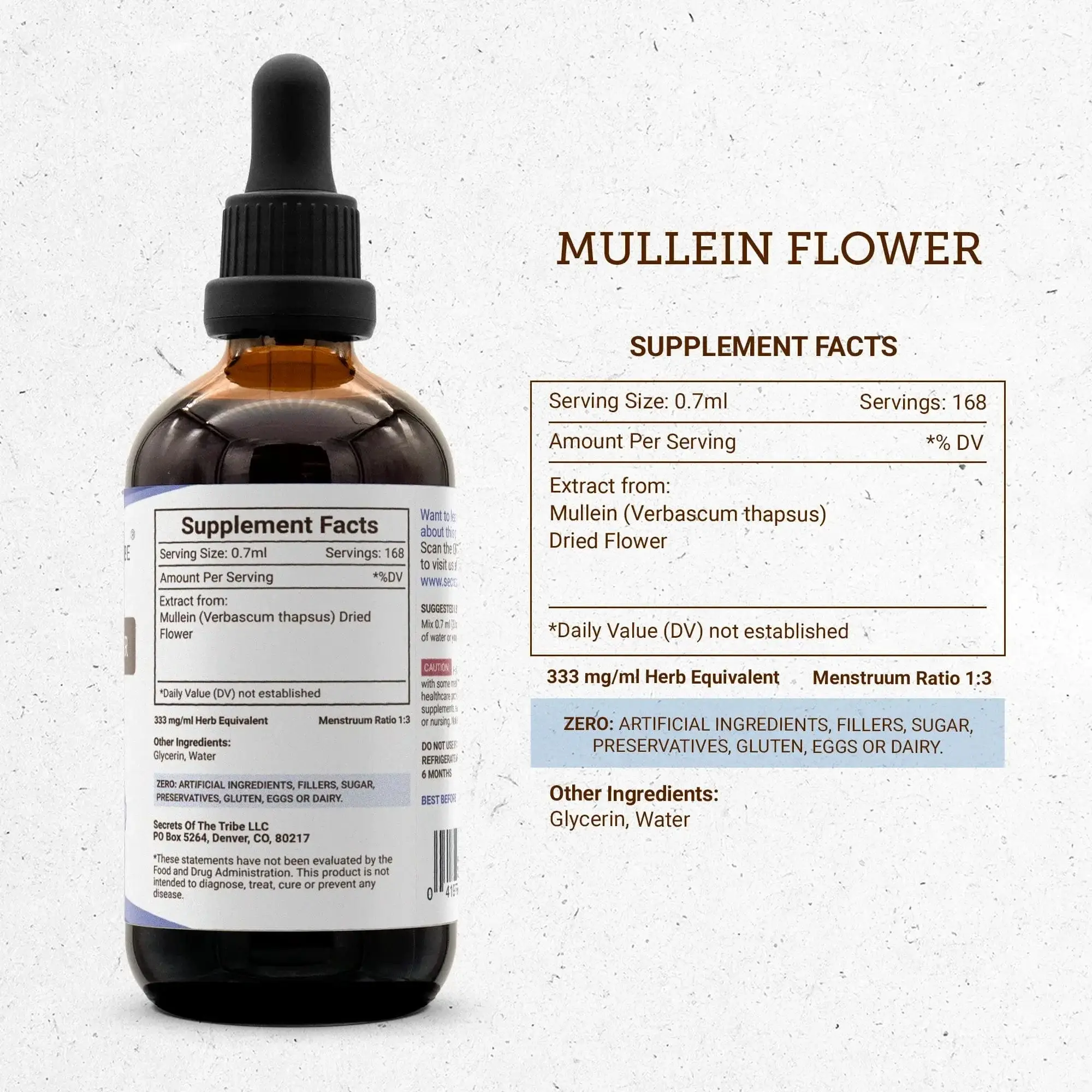 Secrets Of The Tribe - Wholesale Tincture - Mullein Flower Tincture3