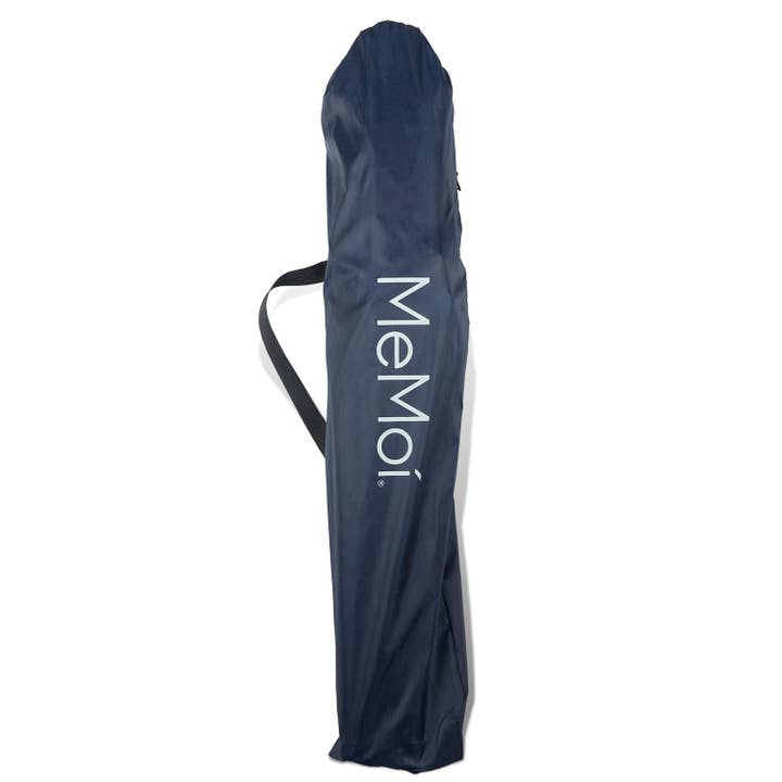 Navy MeMoi Folding Portable Beach Chair for wholesale on Faire2