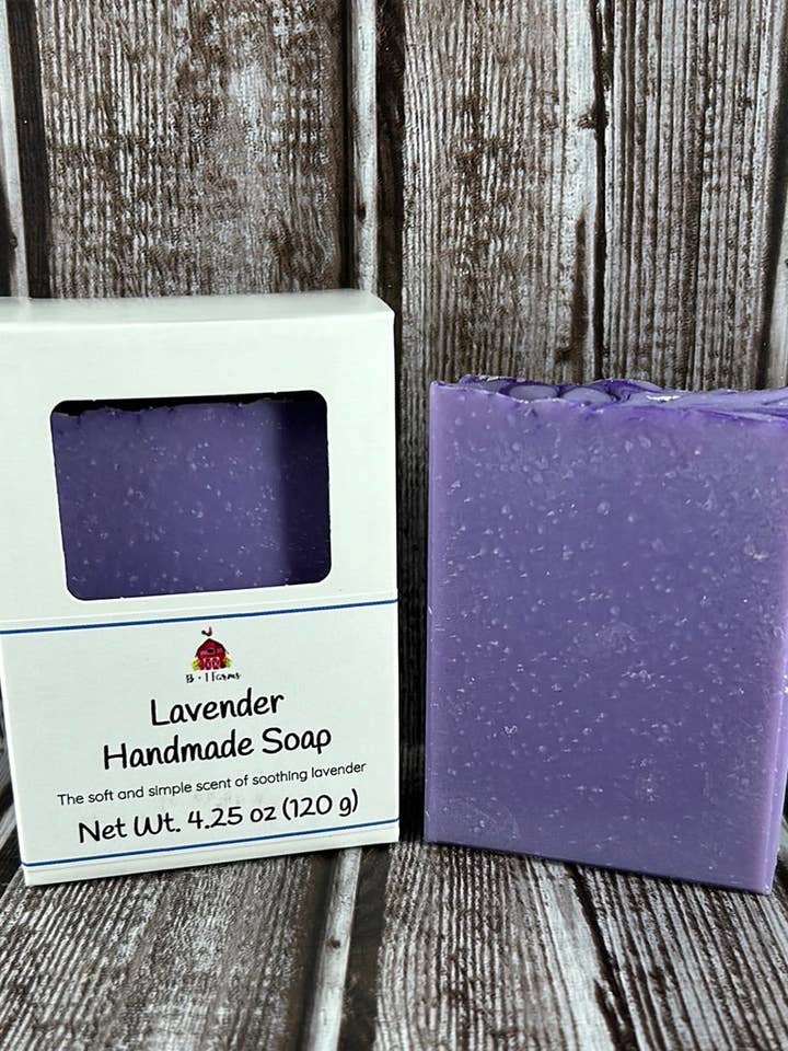 Lavender Handmade Soap for wholesale by B&T Farms Soap Company LLC