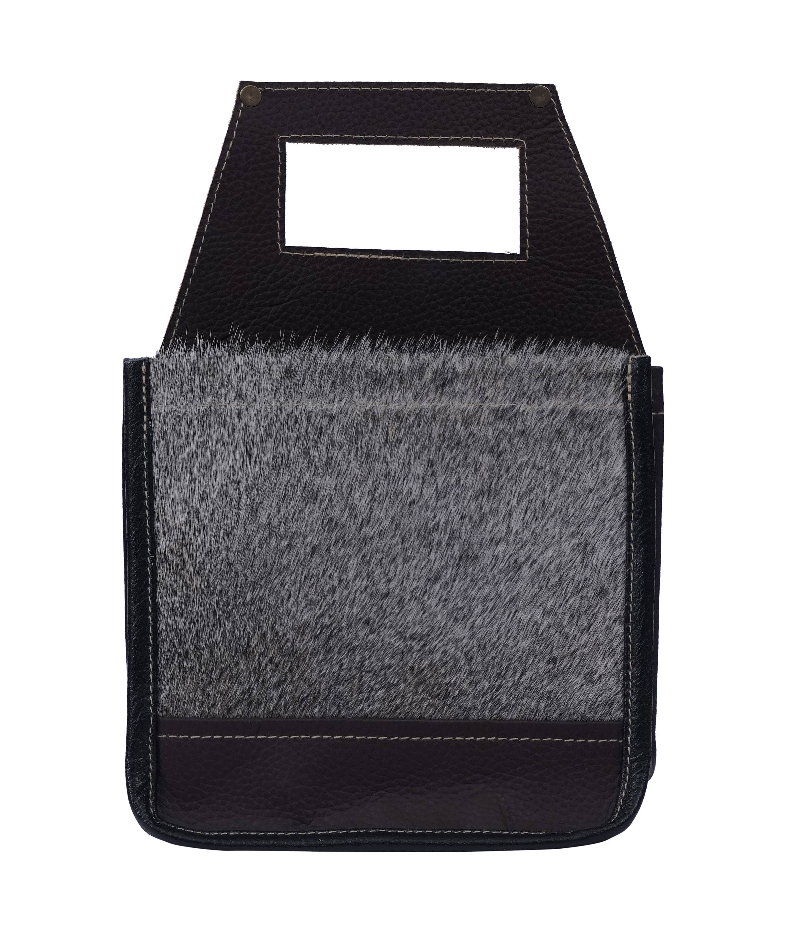 Hopofly Bags – Großhandel Bier-/Wein-Caddy – Bierdose aus Segeltuch und Leder in Hornform, 6er-Pack2