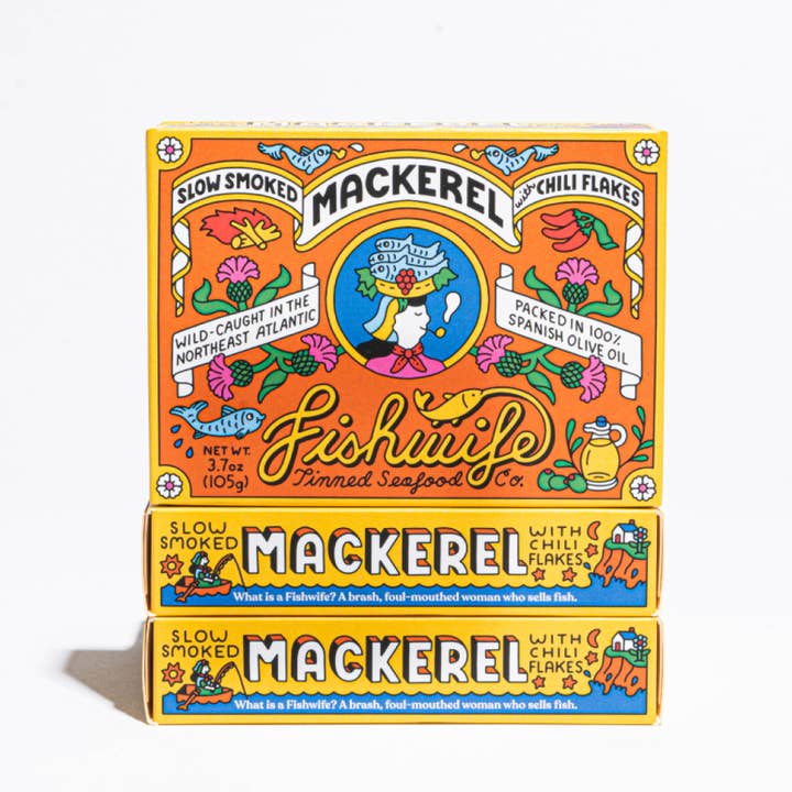 Fishwife - Wholesale Tinned Fish - Slow Smoked Mackerel1