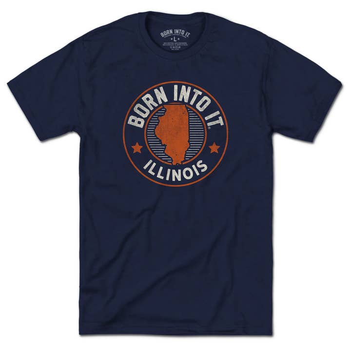 Born Into It Illinois Game Day T-Shirt for wholesale by Born Into It