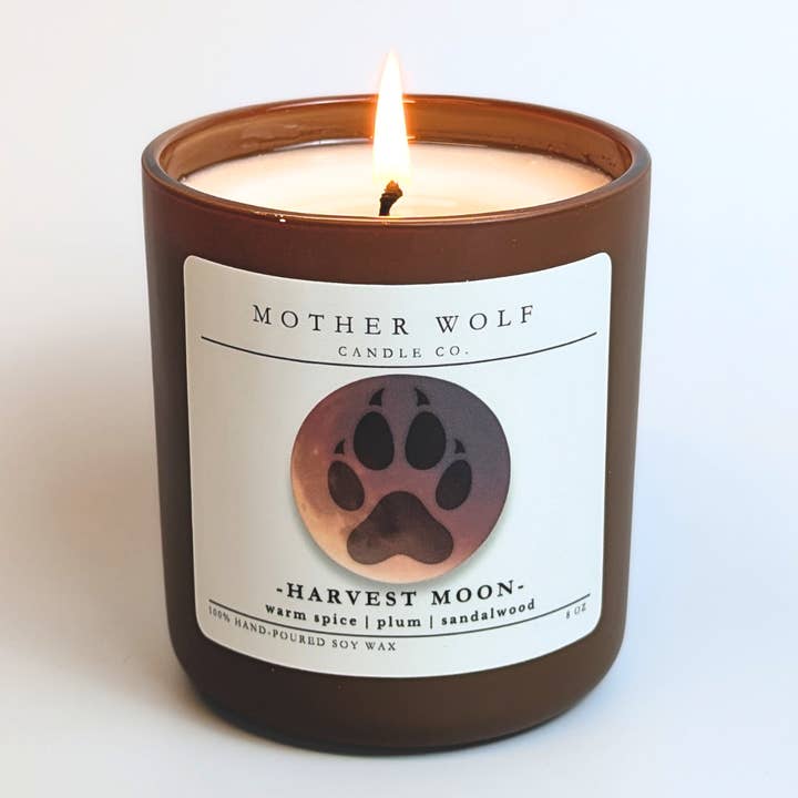 Harvest Moon for wholesale by Mother Wolf Candle Co.