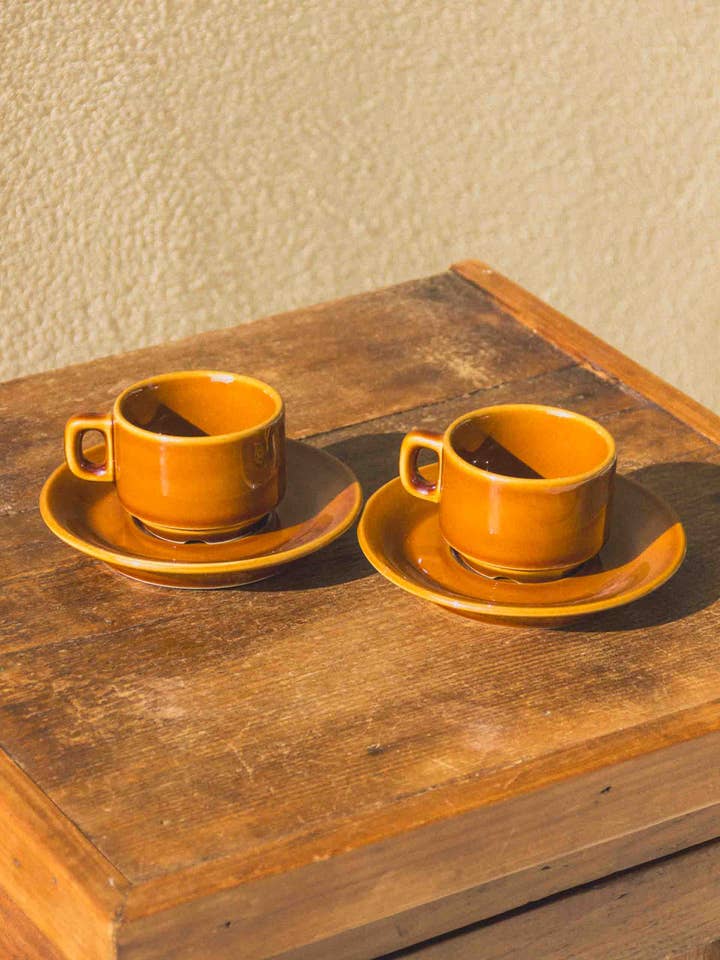 Tazas ocre para venta al por mayor de Eloge